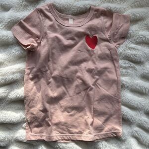 Childhoods Clothing Kids T-Shirt with Red Heart, 5t